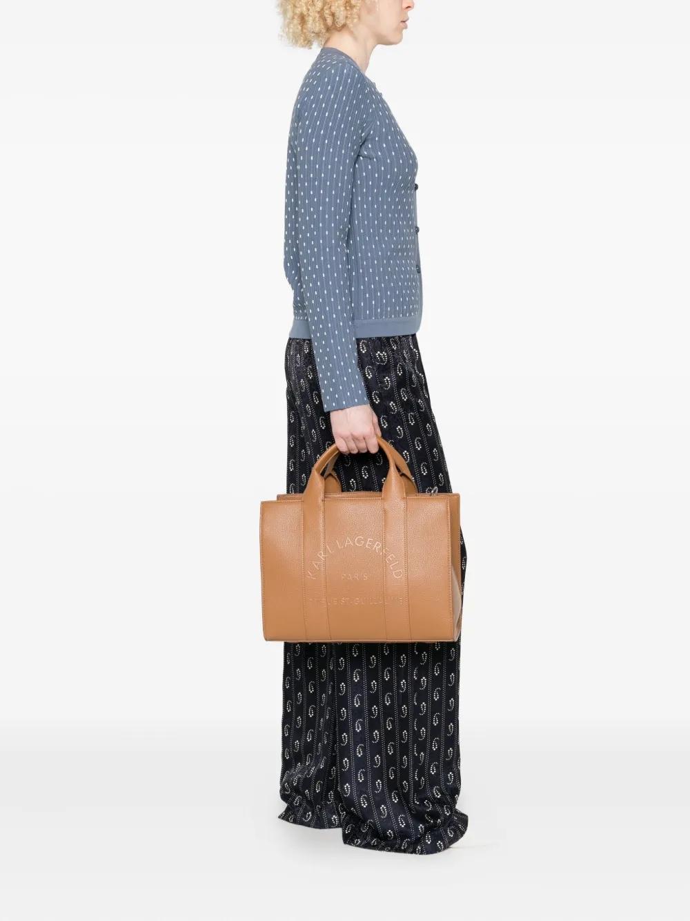 Bolso Karl Lagerfeld RSG Tote Pebble Marrón