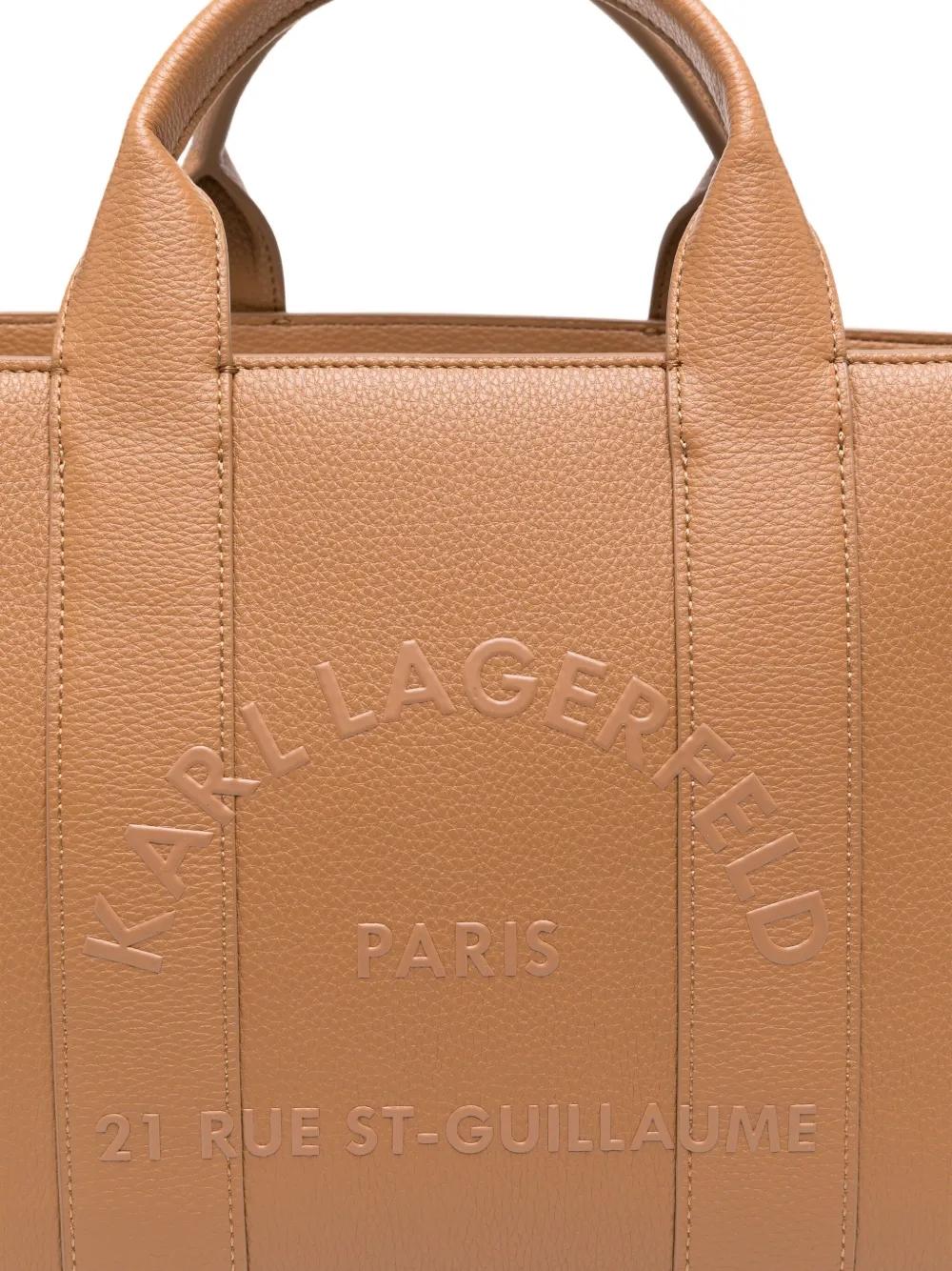 Bolso Karl Lagerfeld RSG Tote Pebble Marrón