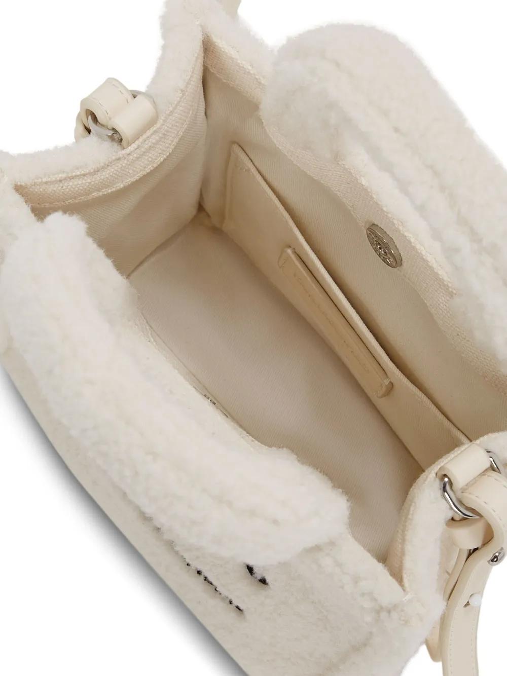 Bolso Karl Lagerfeld Mini RSG Shearling Blanco