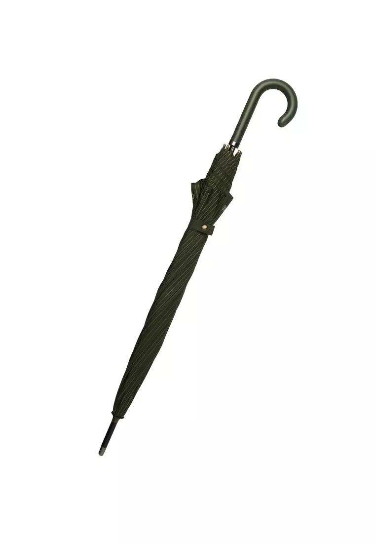 Paraguas Moschino Pintstripe Grande Verde