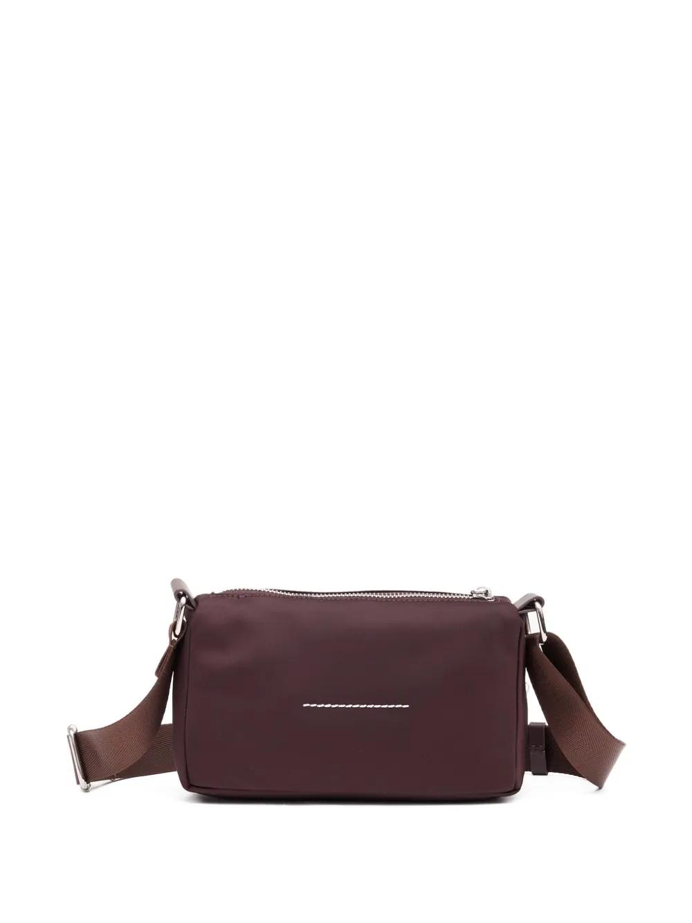 Bolso MM6 Crossbody Cremalleras Marrón
