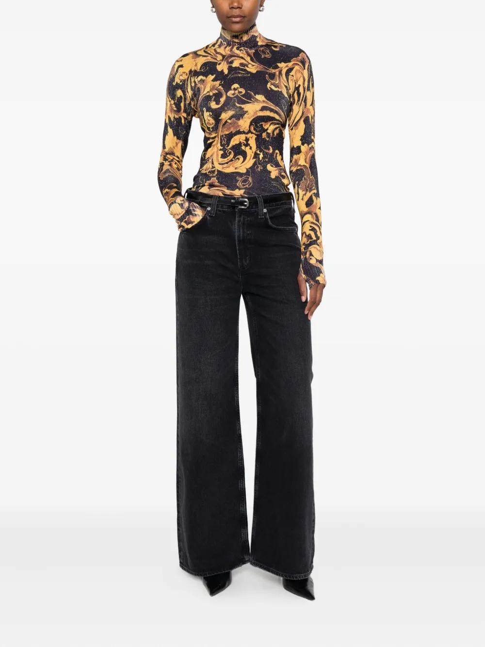 Top Versace Jeans Couture Barocco Porcelain