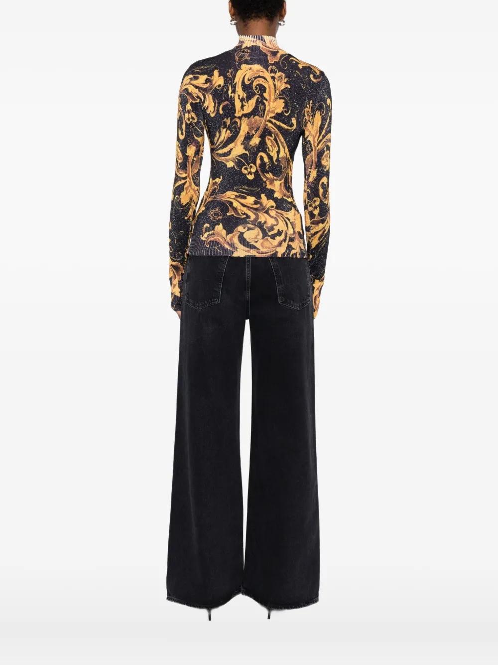 Top Versace Jeans Couture Barocco Porcelain