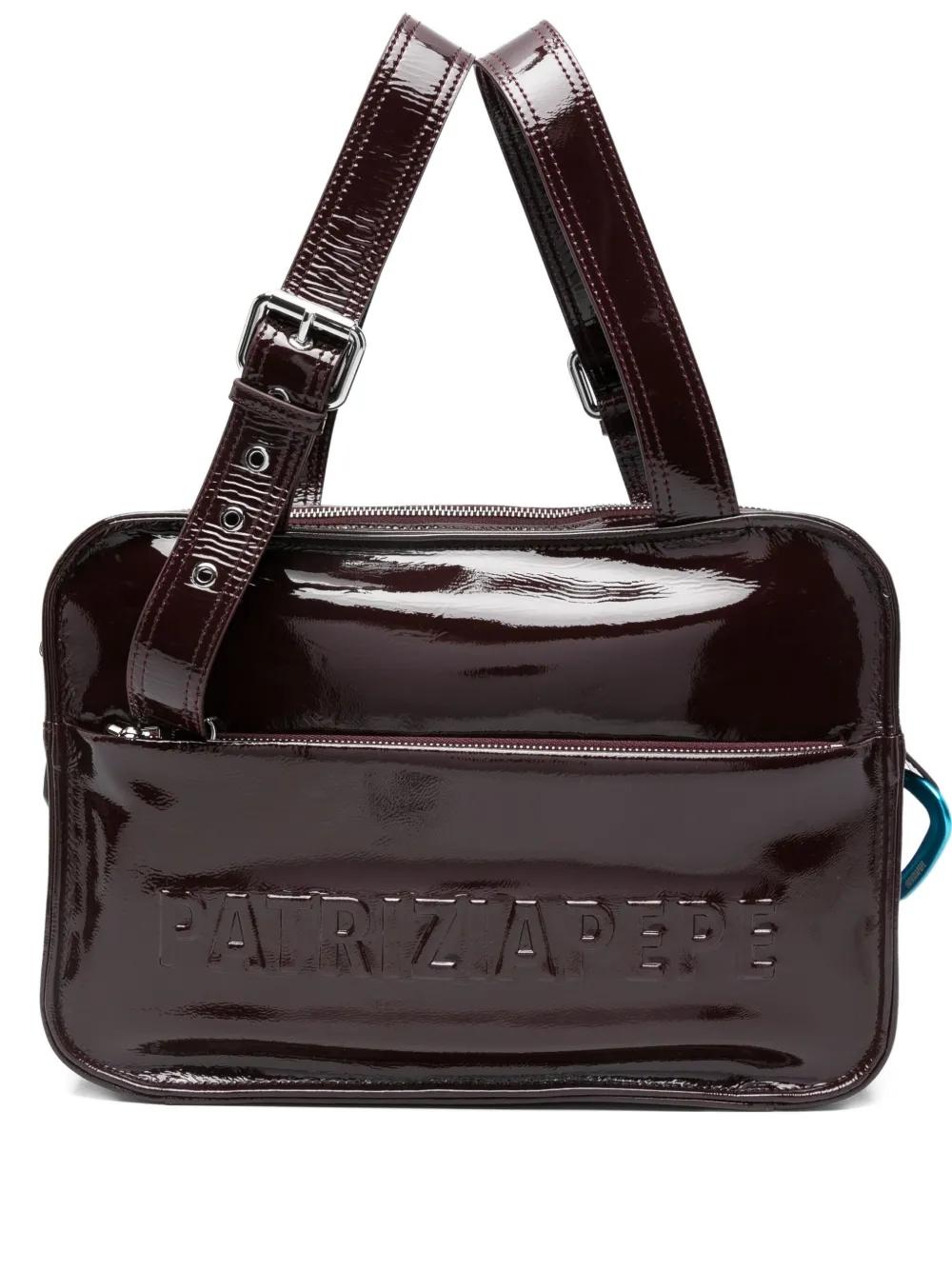 Bolso Patrizia Pepe (IM)PERFECTION Burdeos Charol