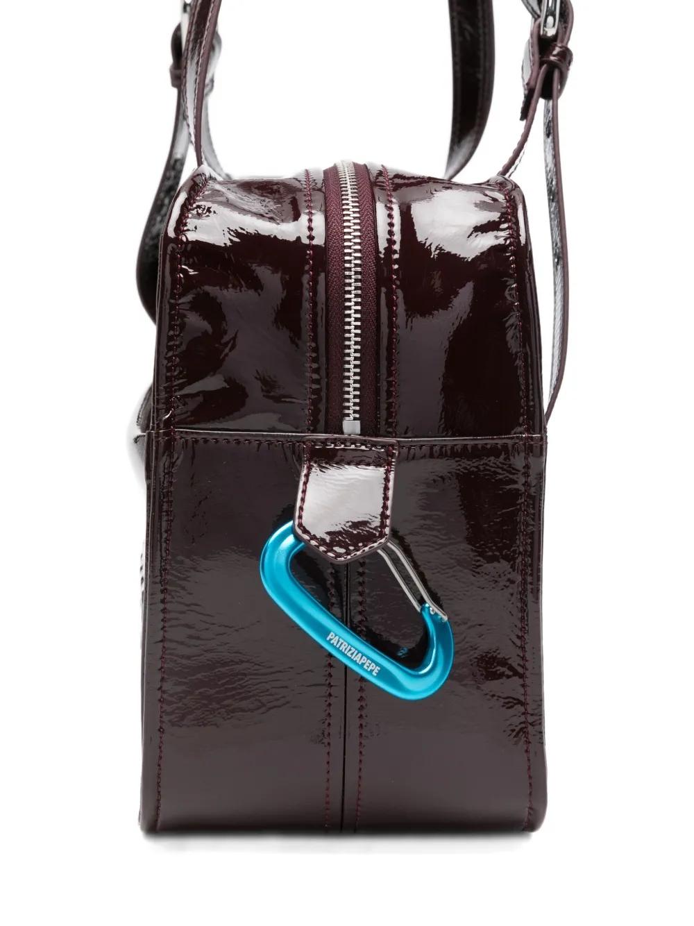 Bolso Patrizia Pepe (IM)PERFECTION Burdeos Charol