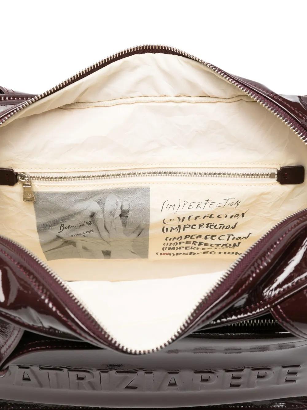 Bolso Patrizia Pepe (IM)PERFECTION Burdeos Charol