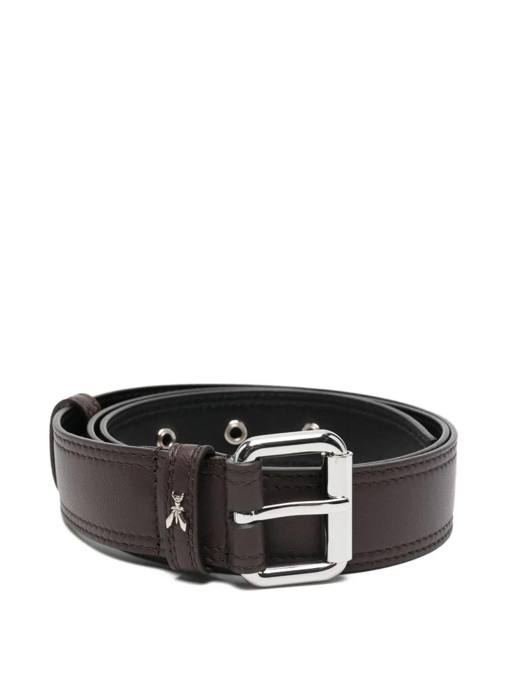 Cinturón Patrizia Pepe Fly Chocolate Liso