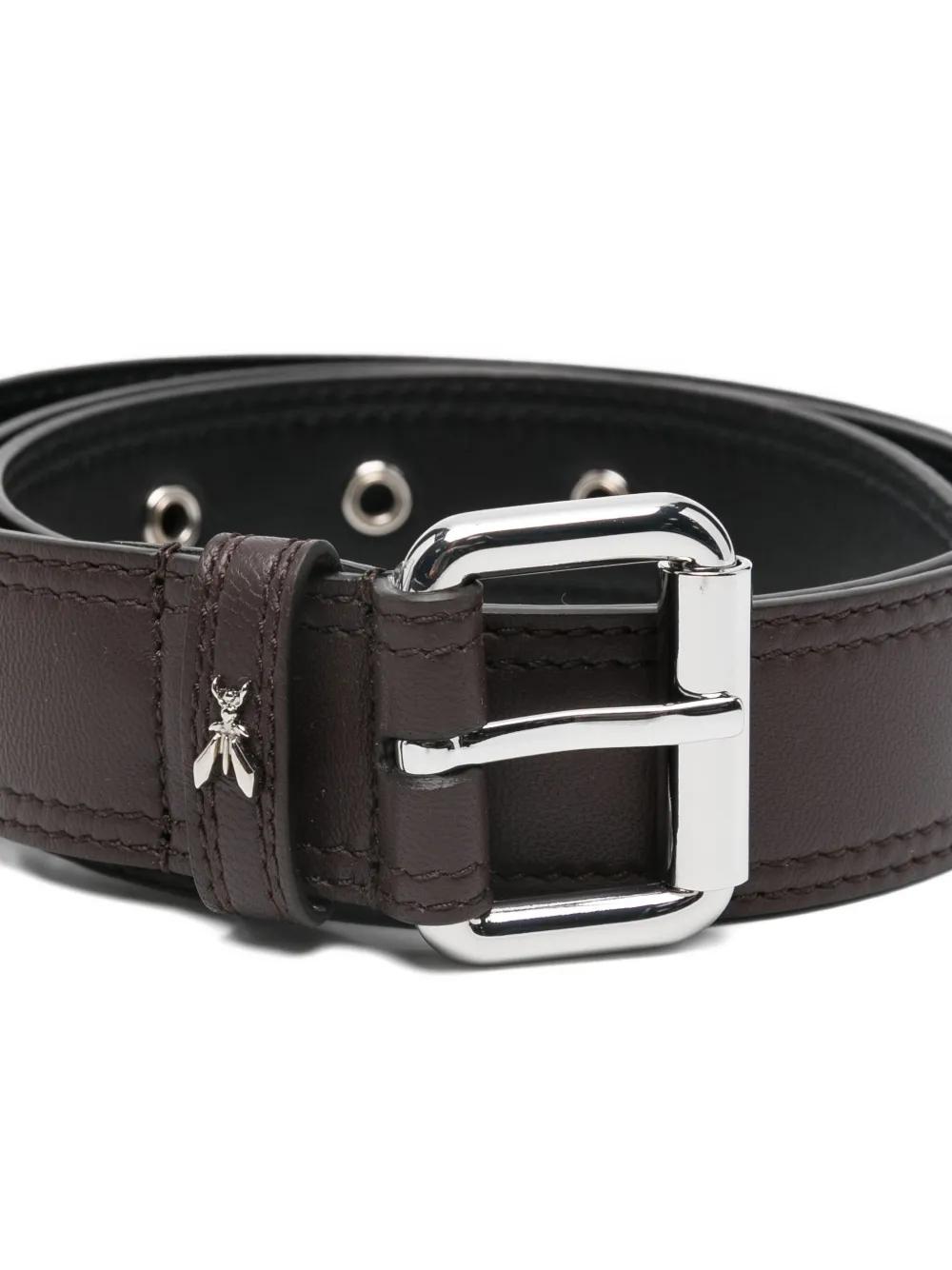 Cinturón Patrizia Pepe Fly Chocolate Liso