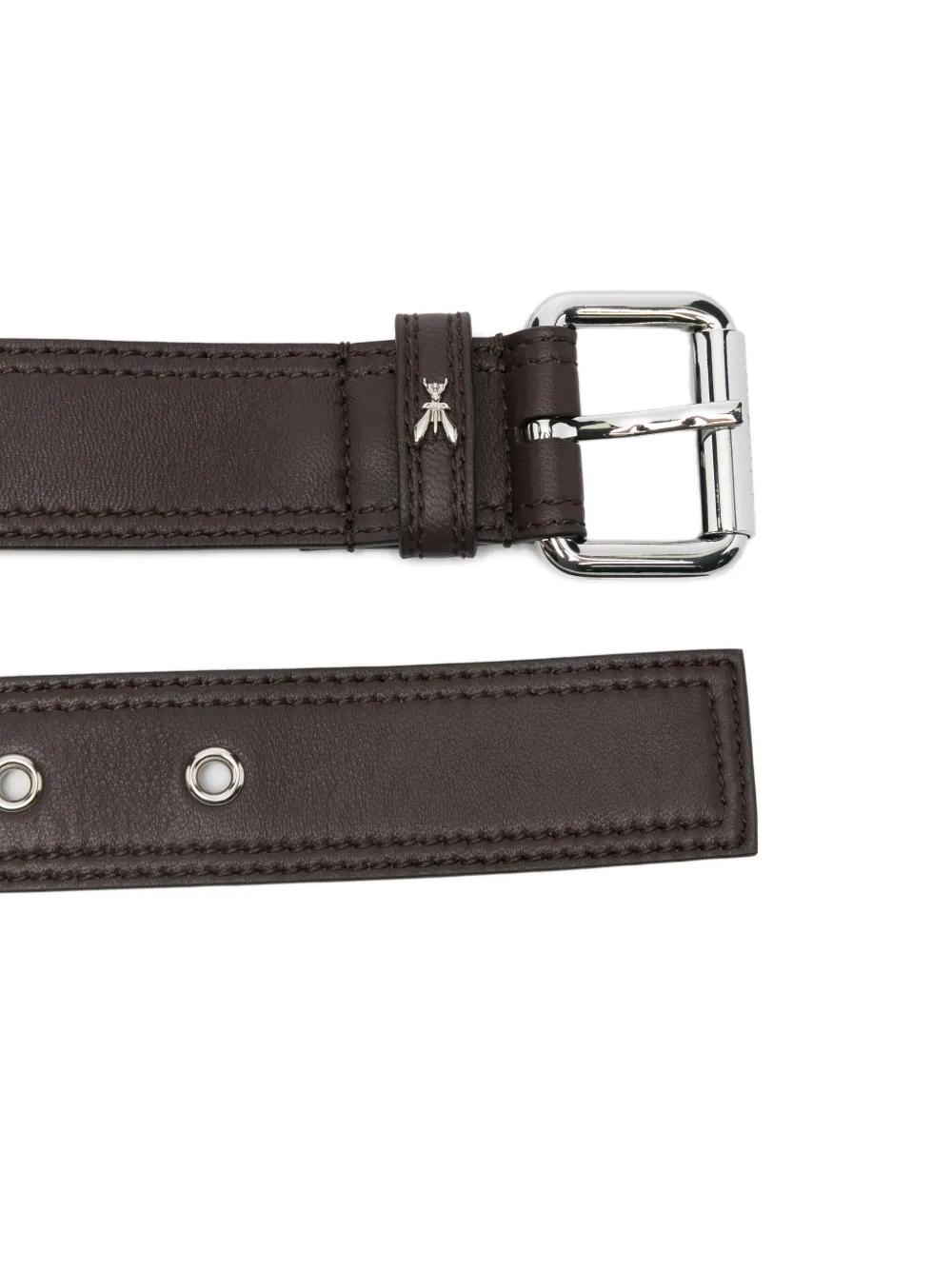 Cinturón Patrizia Pepe Fly Chocolate Liso