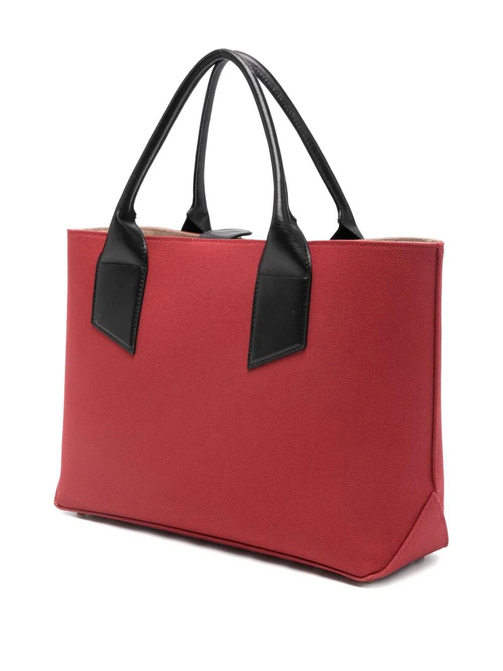 Bolso Nº21 Horizontal Shopper Woven Rojo