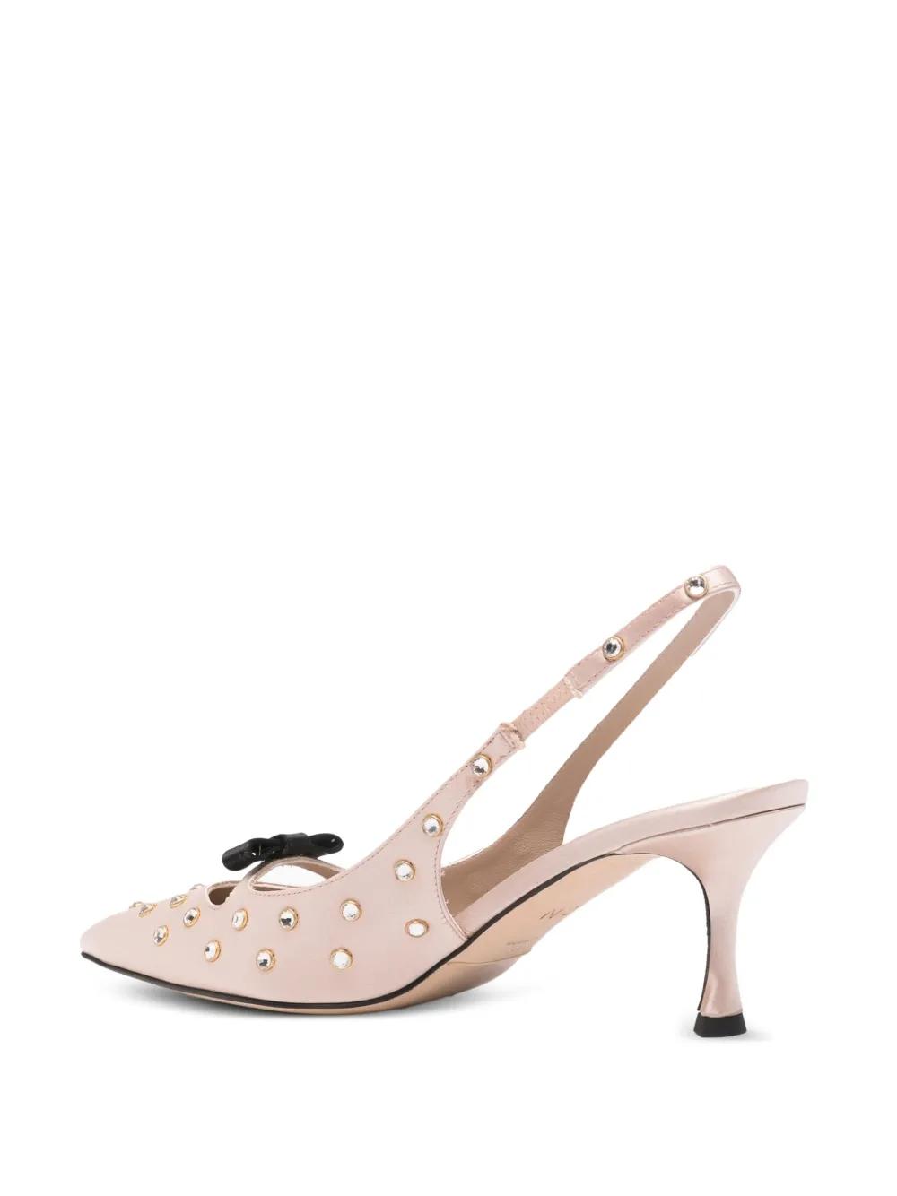Slingback N21 Nude Ribbon Strass