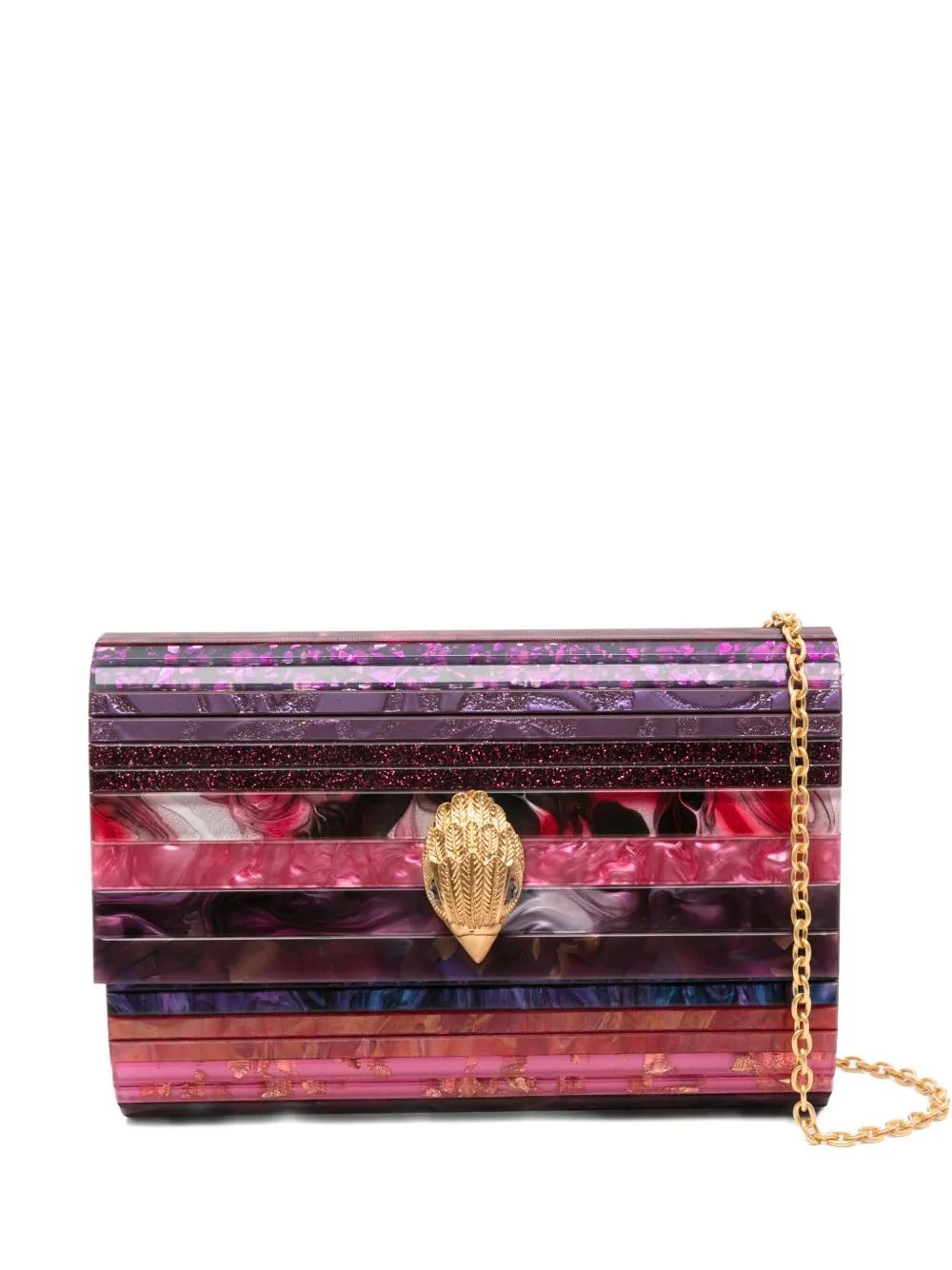 Bolso Kurt Geiger Party Eagle Clutch Rosado