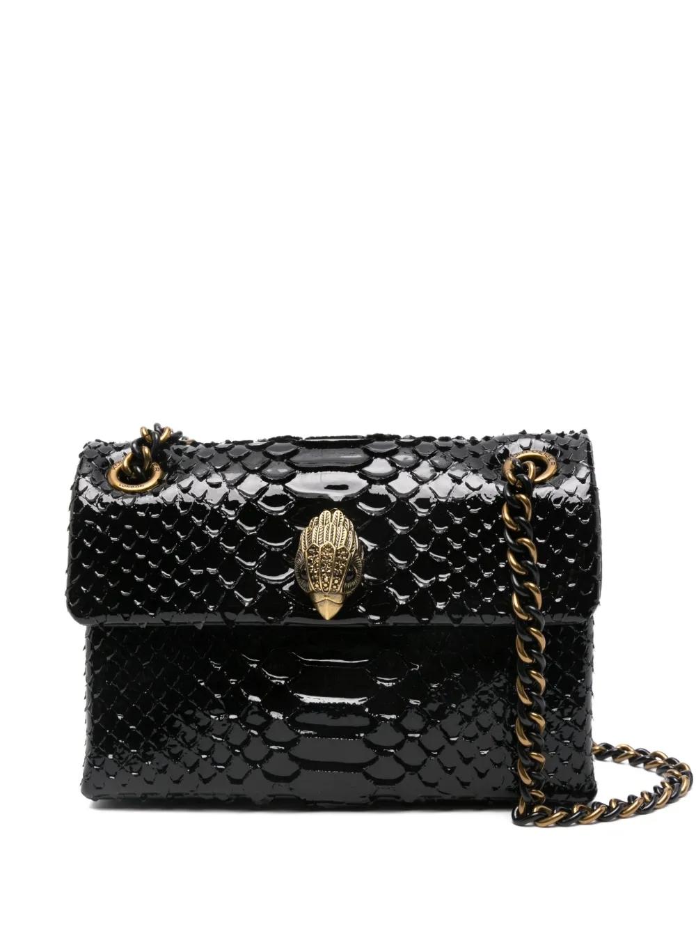 Bolso Kurt Geiger Mini Kensington Black Snake