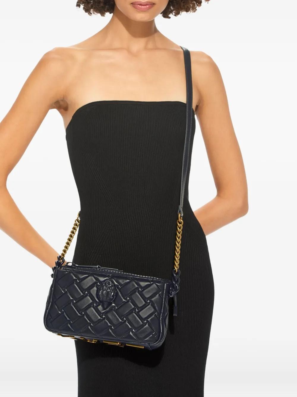 Bolso Kurt Geiger Mini Kensington Black Snake