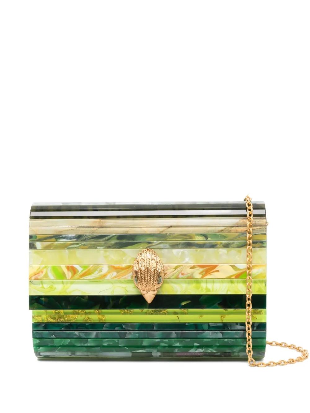 Bolso Kurt Geiger Party Eagle Clutch Verde
