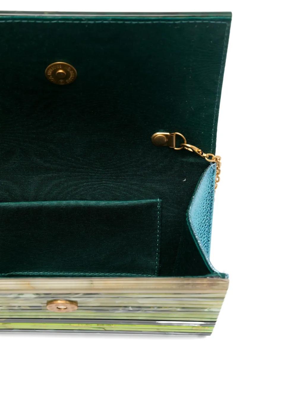 Bolso Kurt Geiger Party Eagle Clutch Verde
