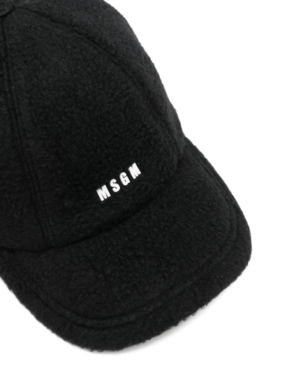 Gorra MSGM Borrego Negra