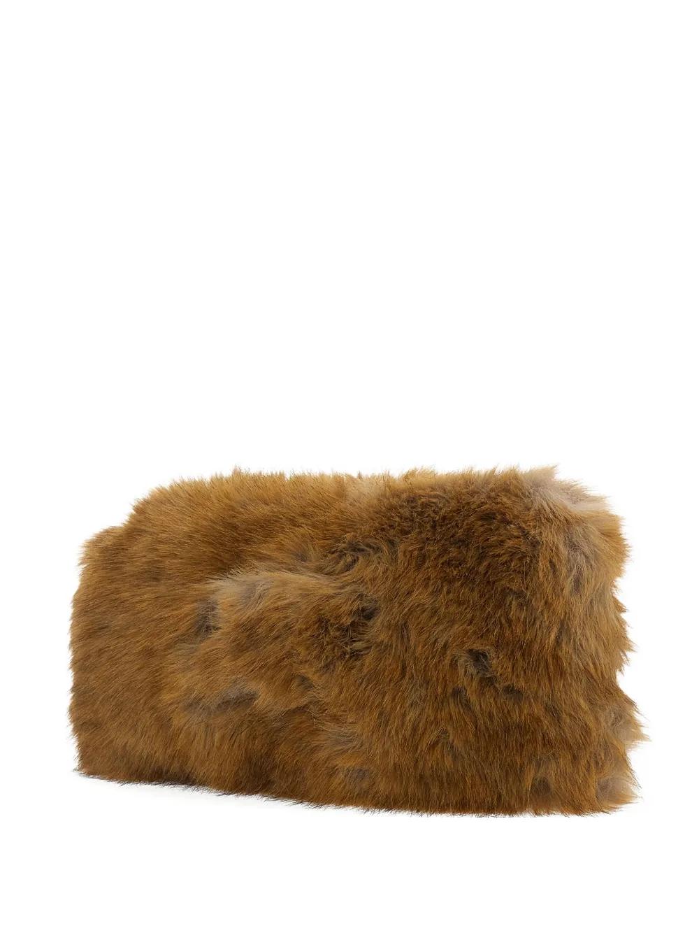 Bolso MSGM Fluff Pouch Peludo
