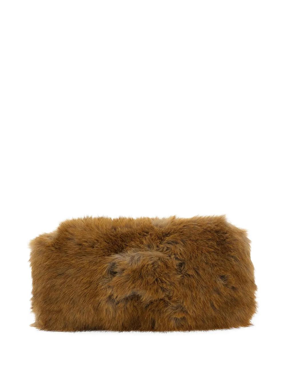 Bolso MSGM Fluff Pouch Peludo