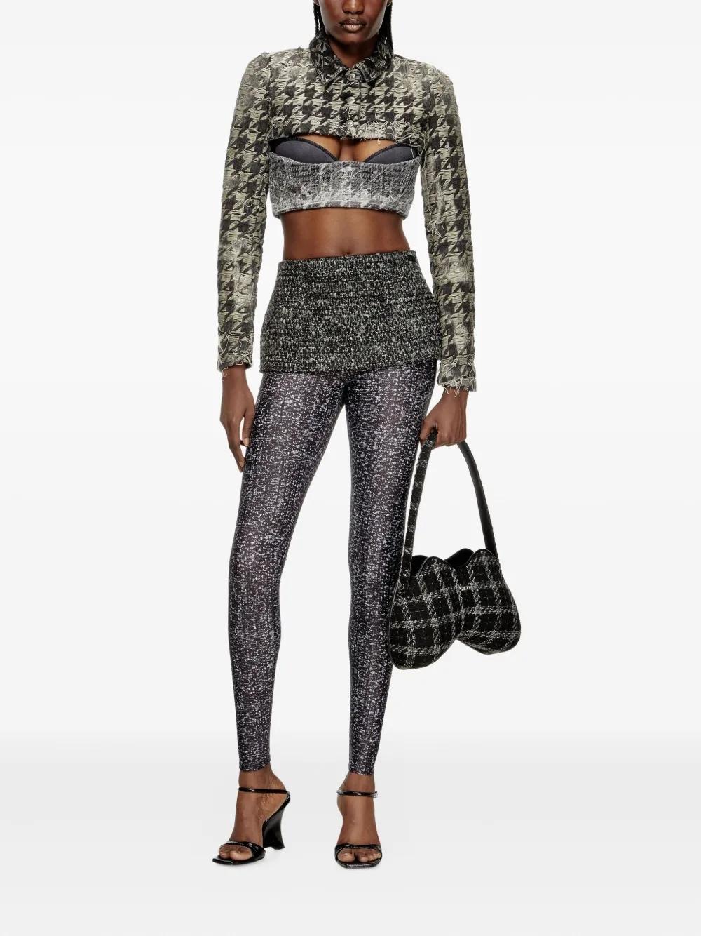 Bolso Diesel Double D Shoulder Bouclé