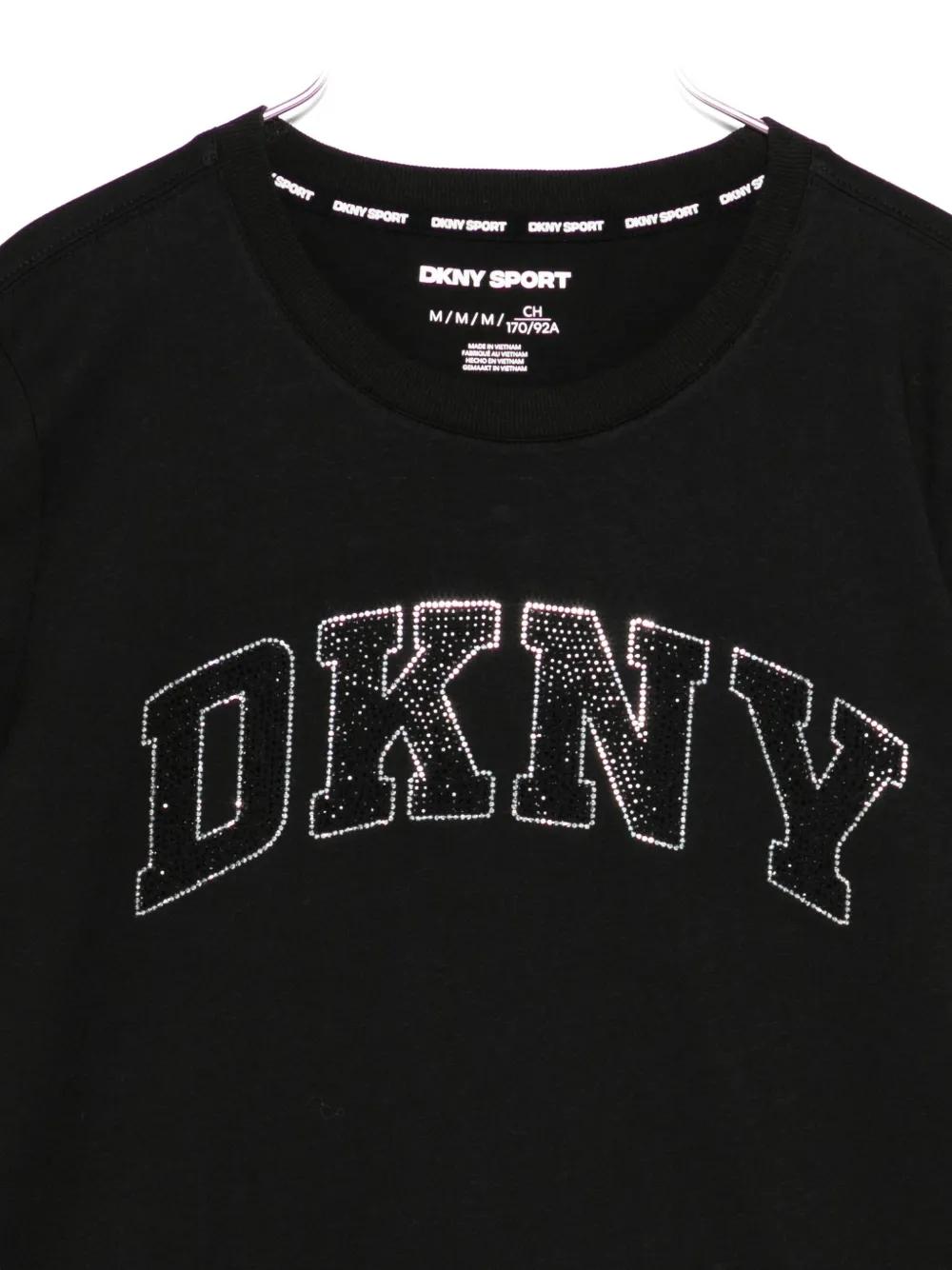 Camiseta DKNY Sport Logo Strass