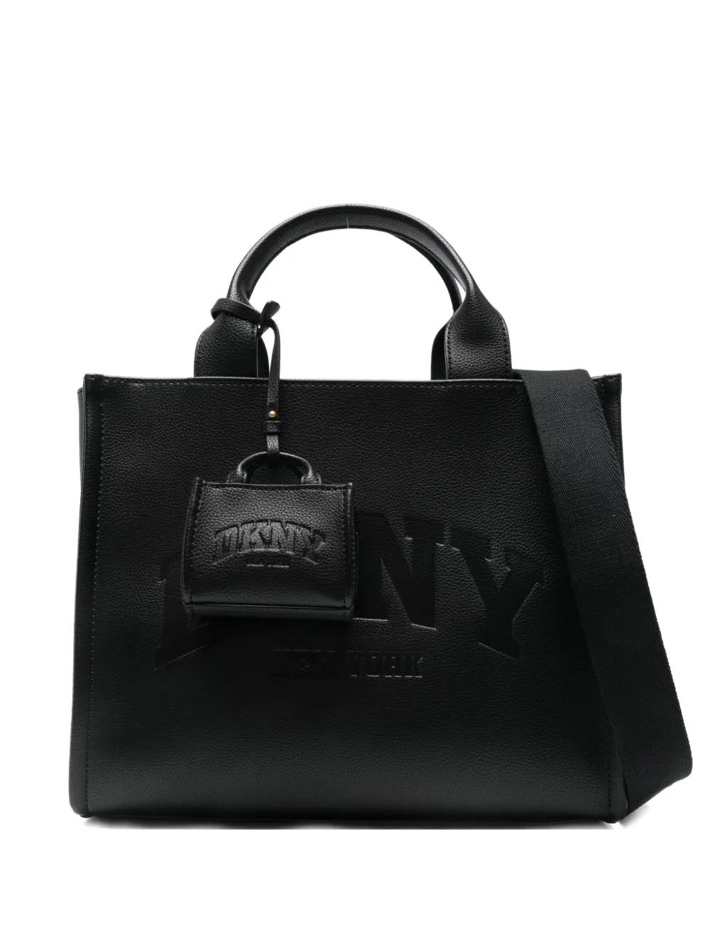 Bolso DKNY Hadlee Medium Tote Faux Negro
