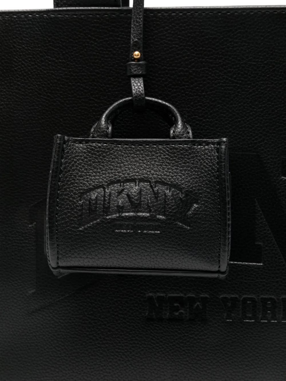 Bolso DKNY Hadlee Medium Tote Faux Negro