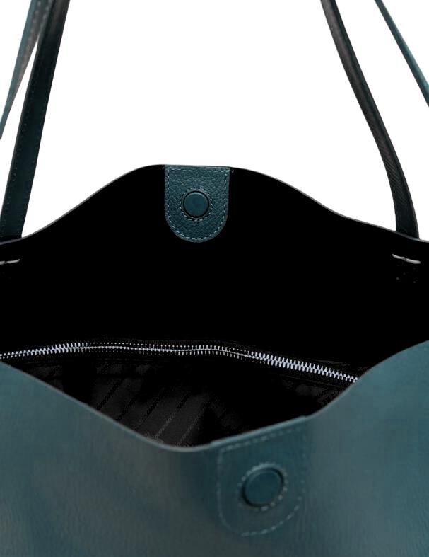 Bolso Patrizia Pepe Shopper Cuero Deep Green