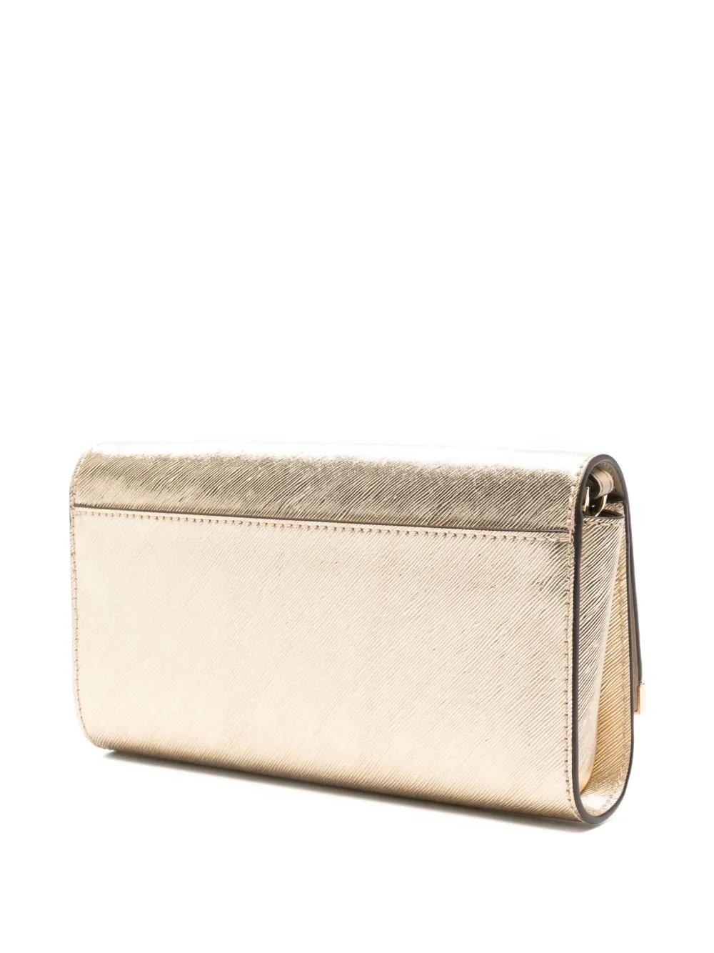 Bolso Michael Kors Mona Clutch Dorado