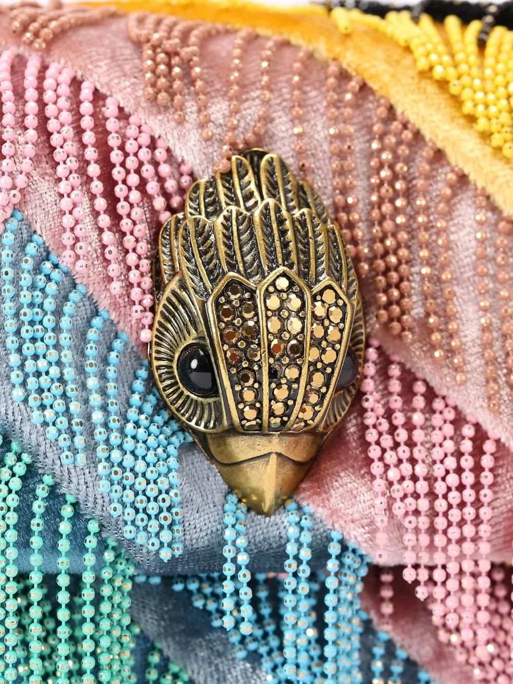 Bolso Kurt Geiger Mini Kensington Fringes Multi