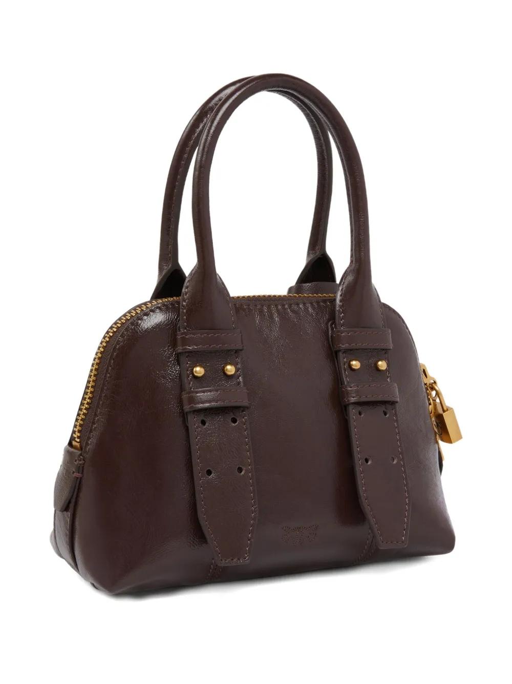 Bolso Pinko Mini Escape Bag Marrón
