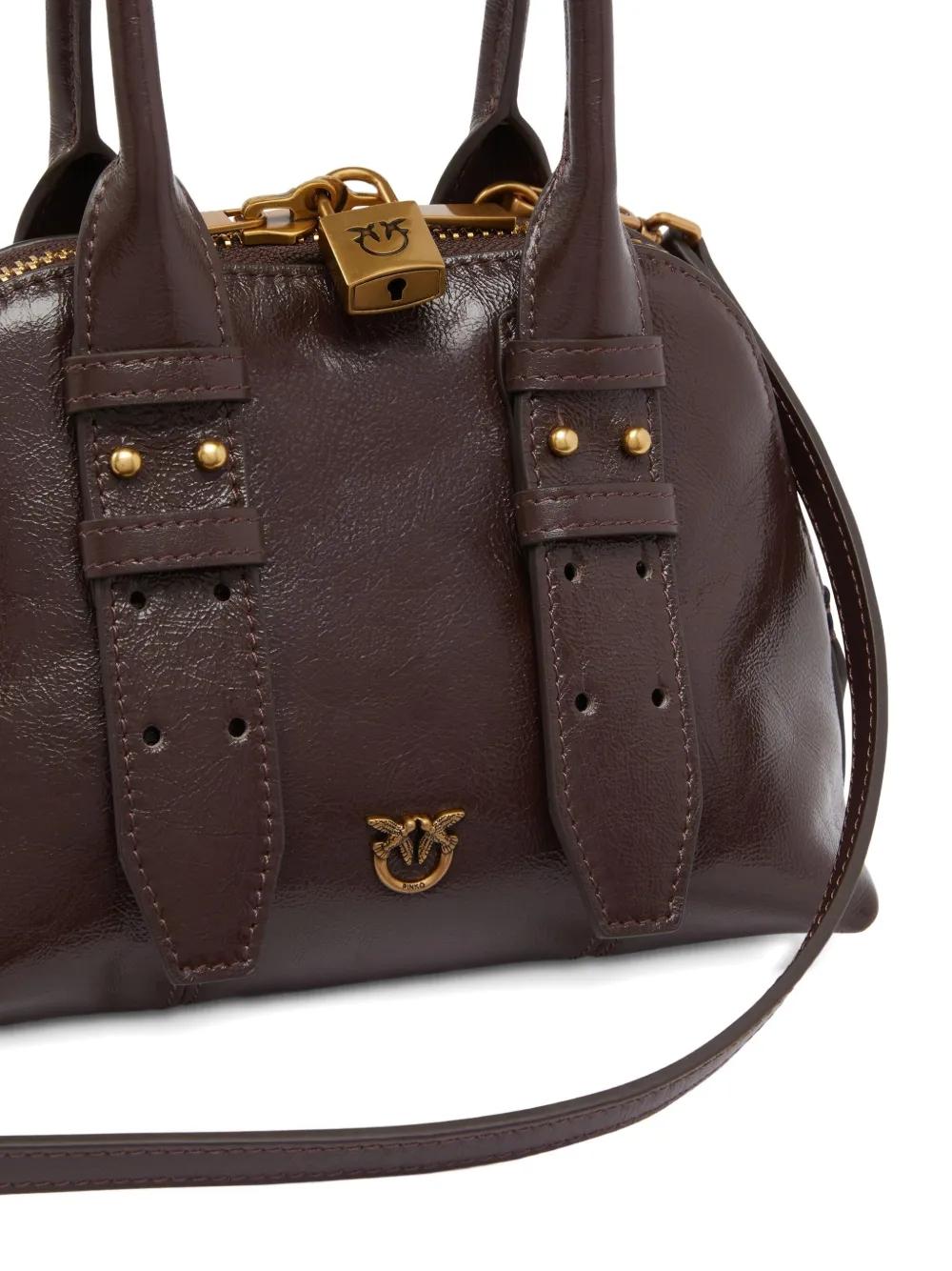 Bolso Pinko Mini Escape Bag Marrón
