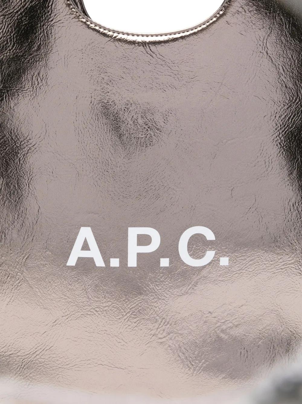 Bolso A.P.C. Tote Ninon Small Plateado