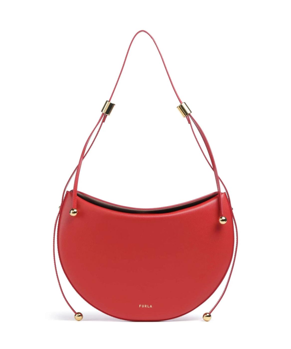 Bolso Furla Moonstone Medium Shoulder Bag Rojo