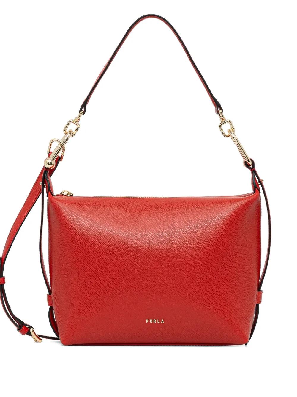 Bolso Furla Tonie Mini Hobo Rojo