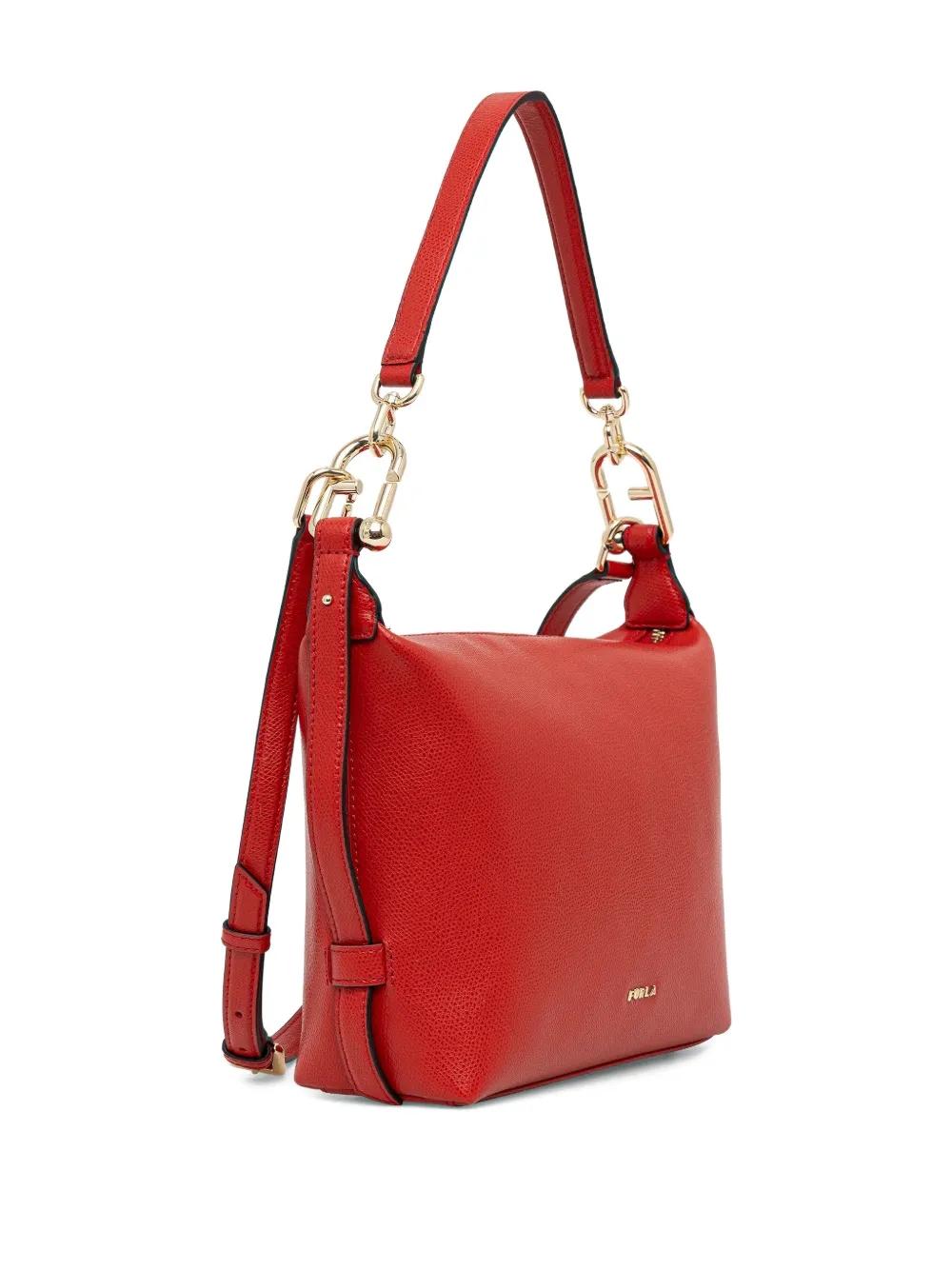 Bolso Furla Tonie Mini Hobo Rojo